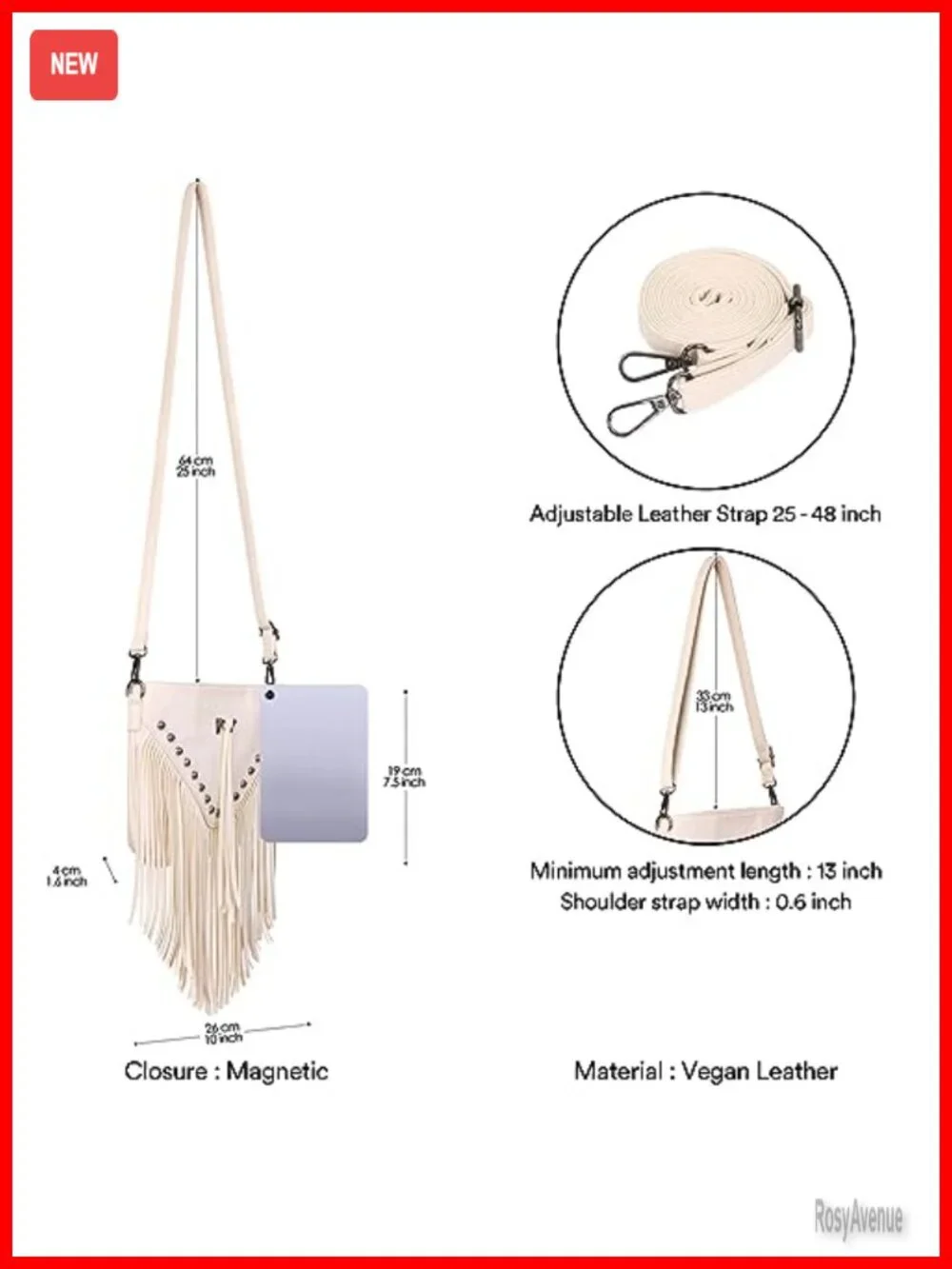 N/A fringed boho
